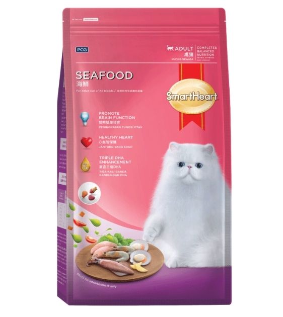 SmartHeart Seafood Dry Cat Food