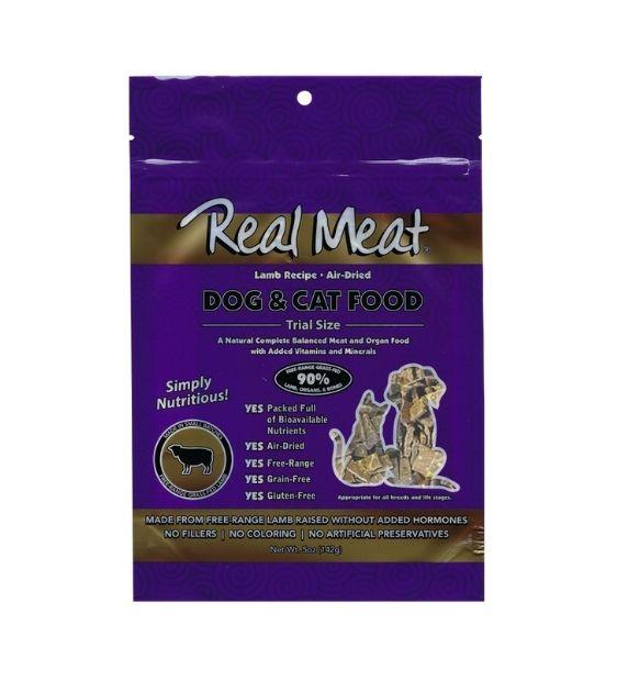 The Real Meat Air Dried Lamb Dog & Cat Food 5oz