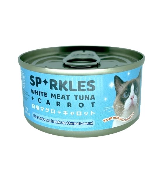 Sparkles White Meat Tuna + Carrot Wet Cat Food
