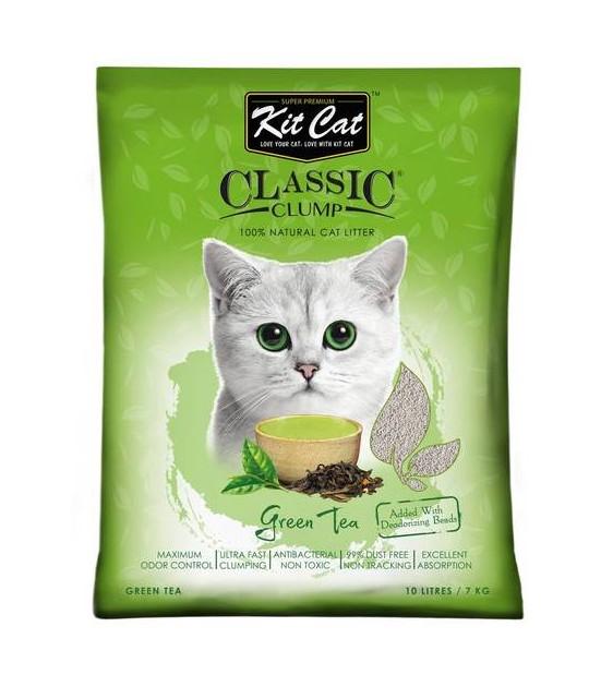Kit Cat Classic Clump Green Tea Clay Cat Litter
