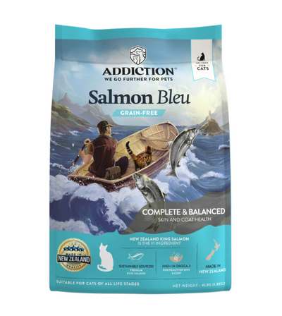 Addiction Salmon Bleu Complete & Balanced Skin & Coat Dry Cat Food