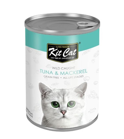 15% OFF: Kit Cat Atlantic Tuna With Mackerel Grain Free Wet Cat Food