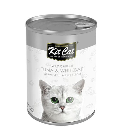 Kit Cat Atlantic Tuna With Whitebait Grain Free Wet Cat Food