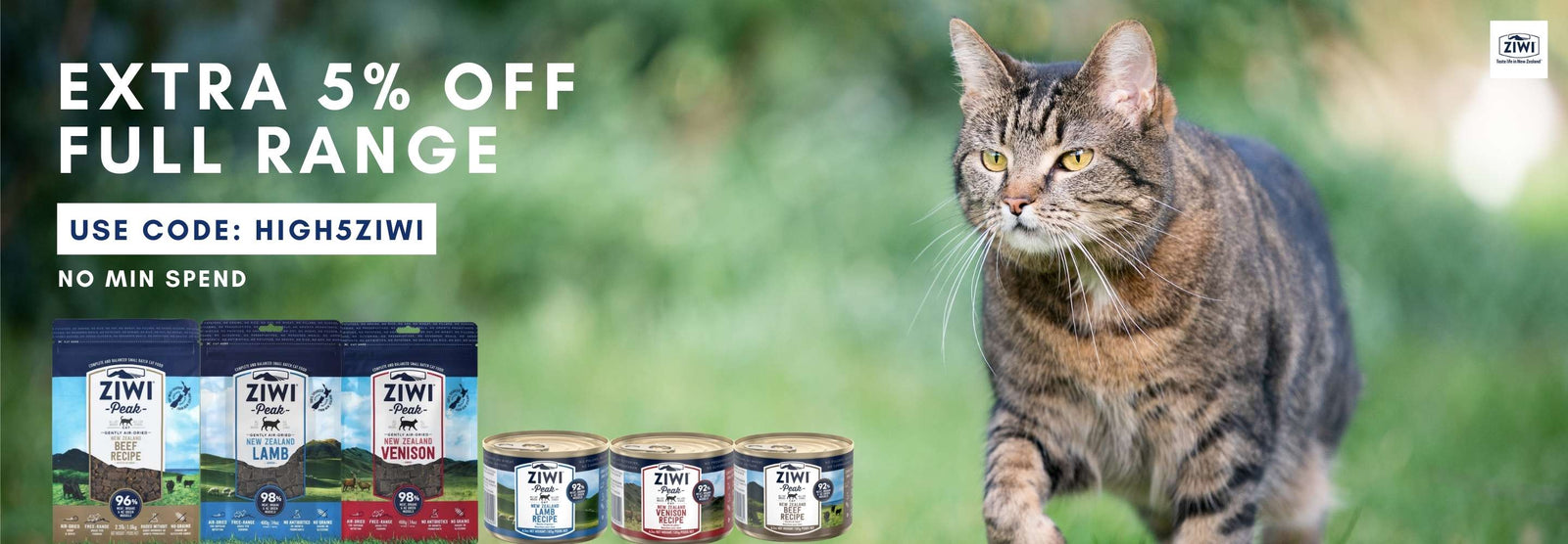 Buy ZIWI Peak Cat Food - Curious Cat People Singapore Online Pet Store