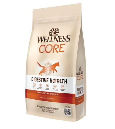 Wellness CORE Digestive Health with Wholesome Grains Chicken Recipe (Chicken & Rice) Dry Cat Food