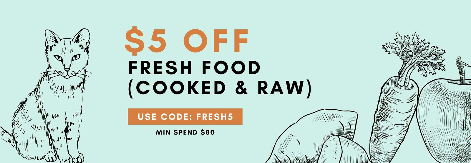 Buy Fresh Cooked & Raw Cat Food - Curious Cat People Singapore Online Pet Store