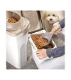 Stefanplast Premium Cat & Dog Food Container (Bianco Trasparente)