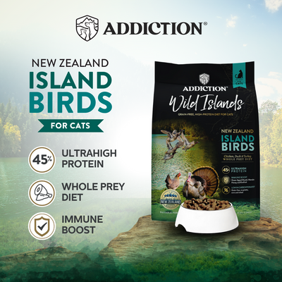 Addiction Wild Islands Island Birds High Protein Duck & Turkey Dry Cat Food