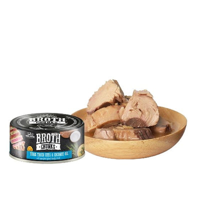 40% OFF: Absolute Holistic Broth Chunks (Tuna Thick Cuts & Coconut Oil) Wet Cat & Dog Food - Good Dog People™