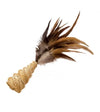 Kong Straw Cone With Feathers Cat Toy