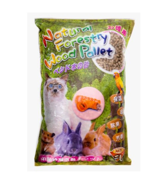 Tom & Pus Pine Wood Cat Litter