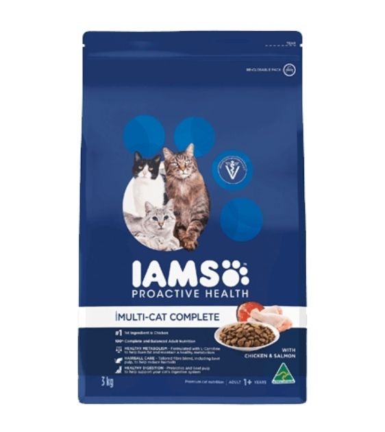 Iams ProActive Health High Protein Chicken & Salmon Recipe Dry Cat Food