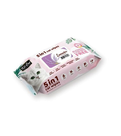 $3.70 ONLY: Kit Cat 5-In-1 Cat Wipes (Lavender)