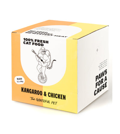 The Grateful Pet Raw (Kangaroo & Chicken) Fresh Frozen Cat Food