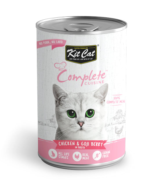 Kit Cat Complete Cuisine Chicken & Goji Berry In Broth Cat Food