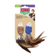 Kong Crinkle Fish With Feathers Cat Toy