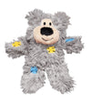 Kong Softies Patchwork Bear Cat Toy (Grey)