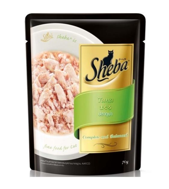 Sheba Tuna Pouch Wet Cat Food