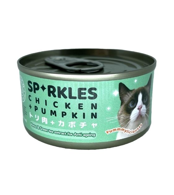 Sparkles Chicken + Pumpkin Wet Cat Food