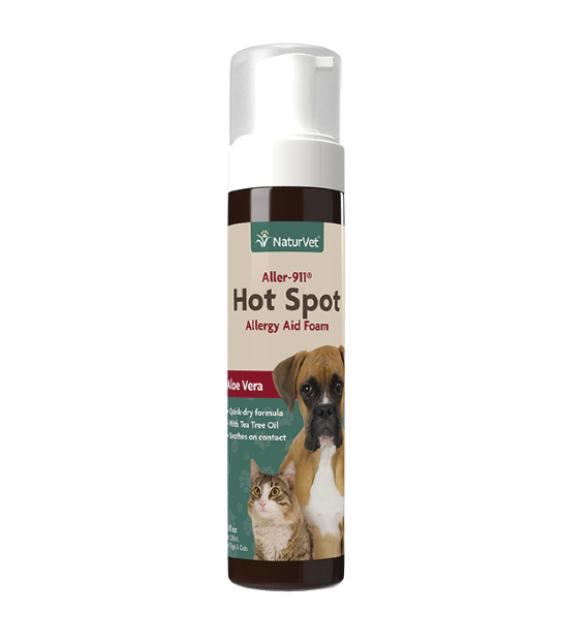 NaturVet Aller-911® Hot Spot Foam for Cats & Dogs