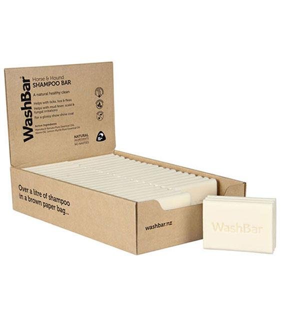 WashBar Natural Horse & Hound Shampoo Bar for Dogs & Cats (Skin Infection Relief, Flea & Tick Prevention)