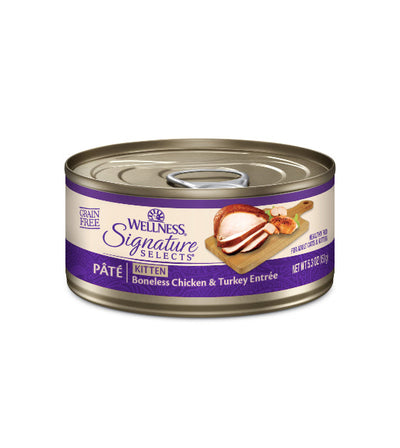 Wellness CORE Signature Selects Pate Kitten Boneless Chicken & Turkey Entrée Wet Cat Food