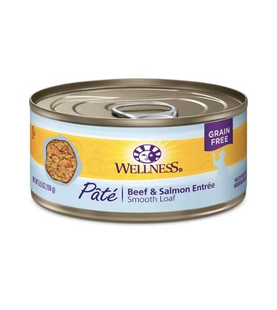 Wellness Complete Health Pate Beef & Salmon Wet Cat Food