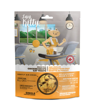 $6 ONLY: Canadian Jerky Lazy Kitty Grain-Free Chicken Recipe Cat Treats