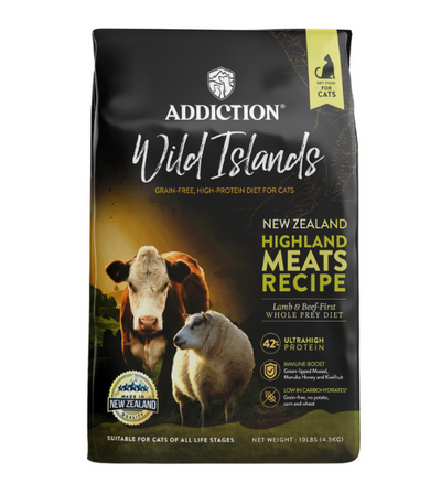 Addiction Wild Islands Highland Meats Lamb & Beef High Protein Dry Cat Food