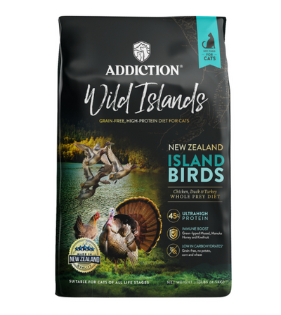 Addiction Wild Islands Island Birds High Protein Duck & Turkey Dry Cat Food