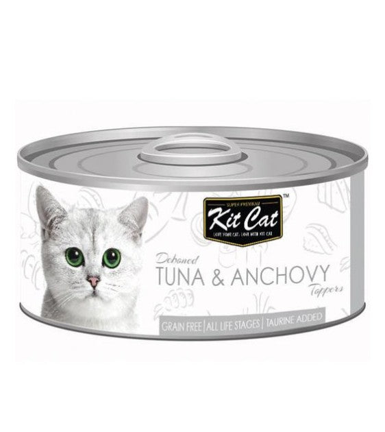 Kit Cat Deboned Tuna & Anchovy Toppers Wet Cat Food