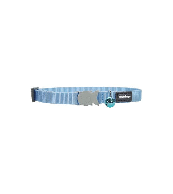 Red Dingo Cat Collar Classic (Light Blue)