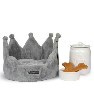 Nandog Pet Gear Cloud Crown Bed (Grey) for Dogs and Cats - Good Dog People™