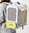 PETKIT Breezy Zone Backpack Carrier (Grey & Yellow) - Good Dog People™