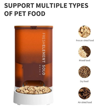 PETKIT FRESH ELEMENT SOLO 3.0L Smart Pet Feeder (Orange) - Good Dog People™