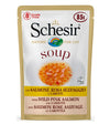 Schesir Pink Salmon and Carrots Soup Pouch Wet Cat Food