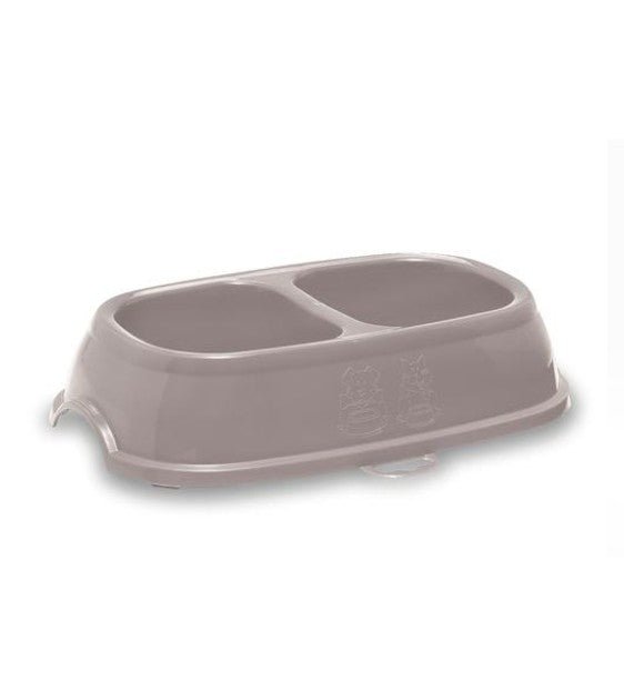 Stefanplast Break 11 Double Bowl (Powdered Pink) Cats & Dogs - Good Dog People™