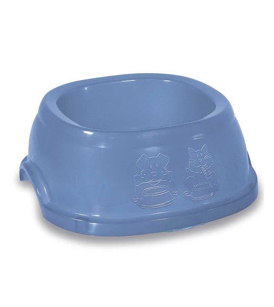 Stefanplast Break 4 Square Cat & Dog Bowl (Blue) - Good Dog People™