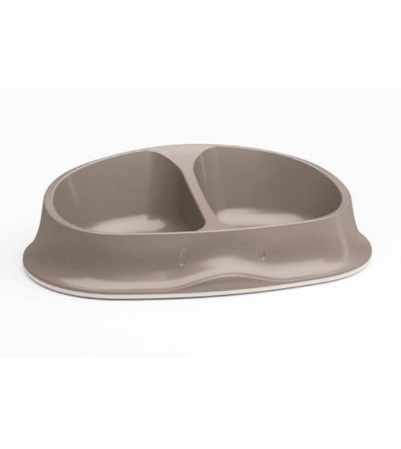 Stefanplast Chic Double Cat & Dog Bowl (Dove Grey) - Good Dog People™