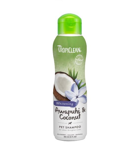 TropiClean Awapuhi & Coconut Pet Shampoo (Whitening)