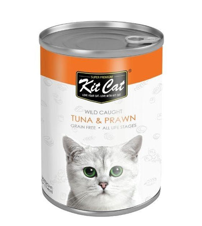 Kit Cat Atlantic Tuna With Prawn Grain Free Wet Cat Food