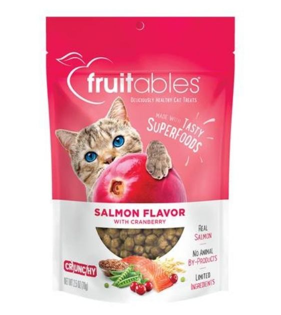 Fruitables Crunchy Salmon with Cranberry Cat Treats