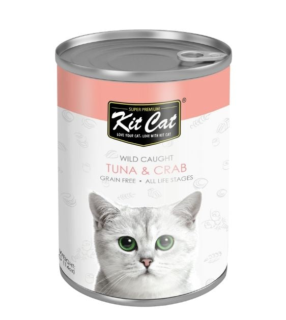 Kit Cat Atlantic Tuna With Crab Grain Free Wet Cat Food