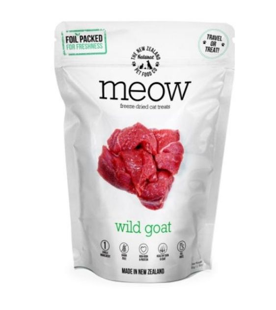 MEOW Wild Goat Freeze Dried Cat Treats