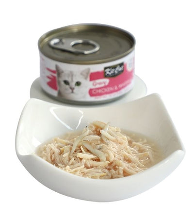 Kit Cat Gravy (Chicken & Whitebait) Grain Free Canned Wet Cat Food