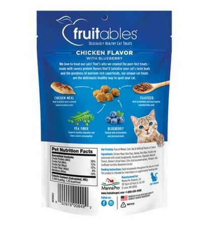 Fruitables Crunchy Chicken with Blueberry Cat Treats
