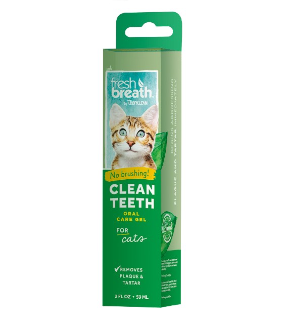 Tropiclean Fresh Breath - No Brushing Clean Teeth Gel for Cats