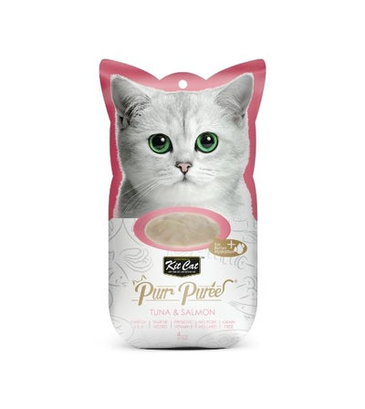 Kit Cat Purr Puree Tuna & Salmon Cat Treat