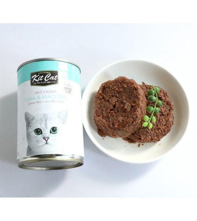 15% OFF: Kit Cat Atlantic Tuna With Mackerel Grain Free Wet Cat Food