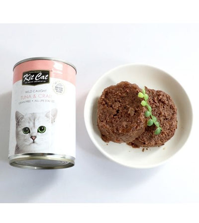 Kit Cat Atlantic Tuna With Crab Grain Free Wet Cat Food